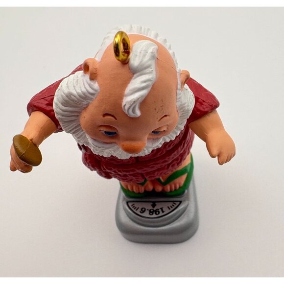 Hallmark Santa Tipping the Scales Christmas Tree Ornament Weign In with Cookie - Picture 2 of 8